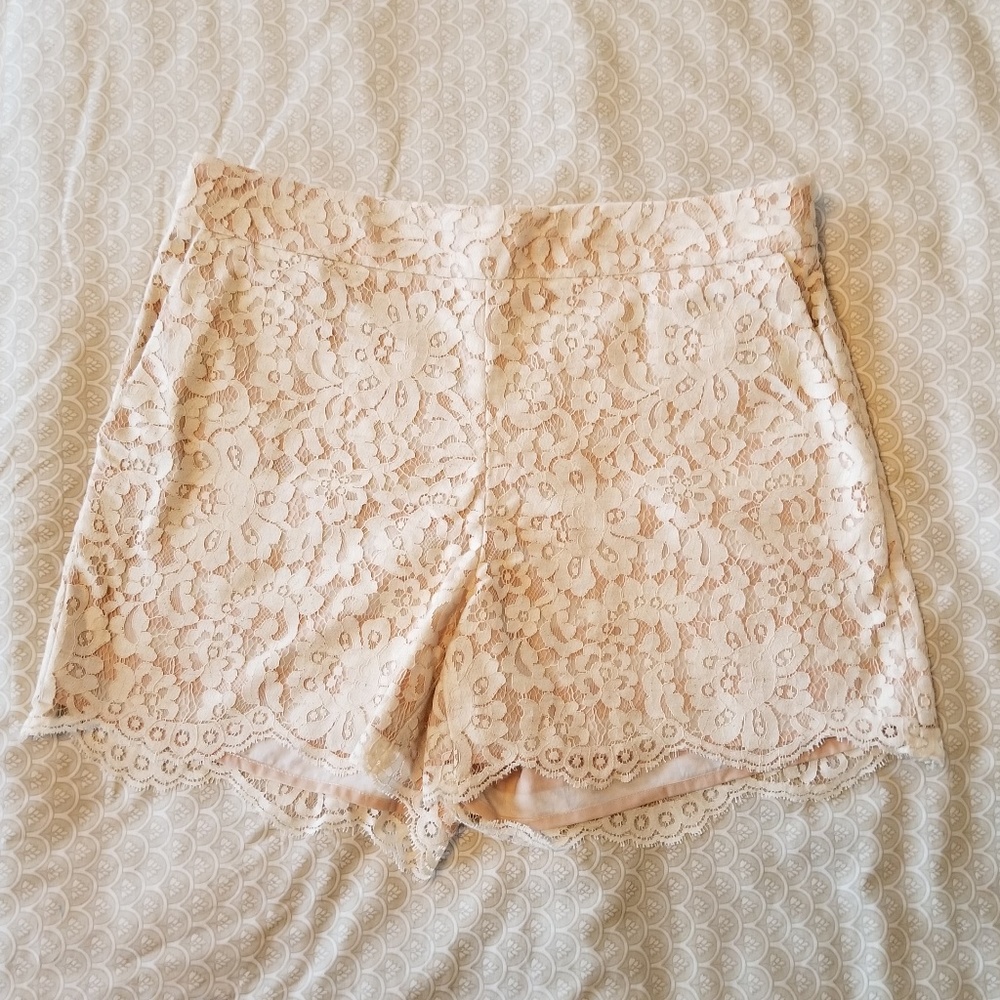 Anthropologie Lace Shorts NWT!